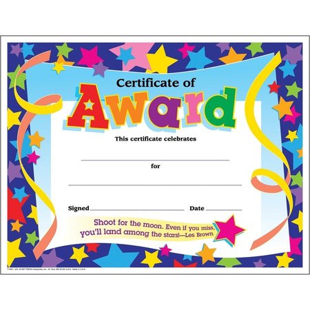 TREND Certificate, Award, Star, 30Pk TEPT2951
